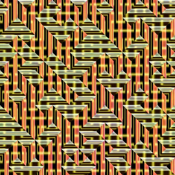 Rendering Von Kreativen Bunten Gravierten Ornamentalen Nahtlosen Hintergrund Muster Fliese — Stockfoto