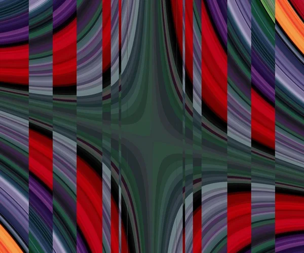 Dator Genererade Abstrakt Färgglada Glitch Konstverk Med Oväntat Resultat Digital — Stockfoto
