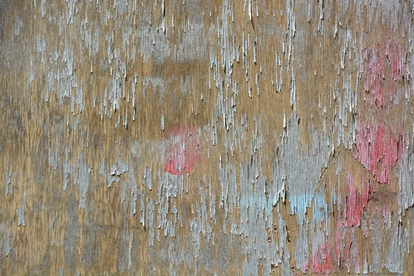 Peinture à éplucher sur surface en bois grunge — Photo