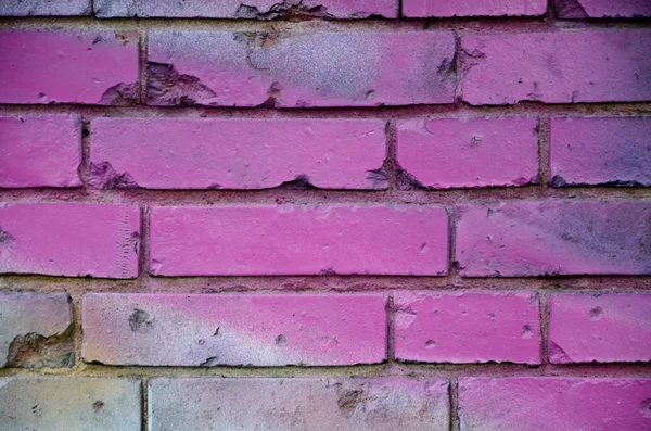 Old brick wall colorful graffiti — Stock Photo, Image