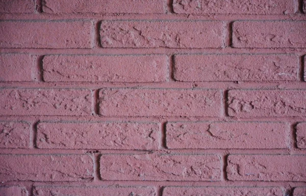 Parede de tijolo velho colorido pintado — Fotografia de Stock