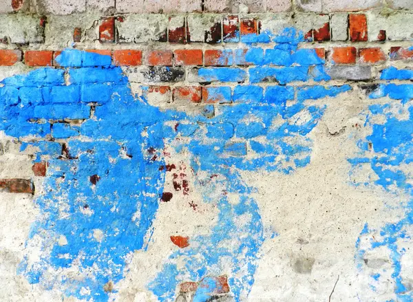 与旧漆 grunge 墙 — 图库照片