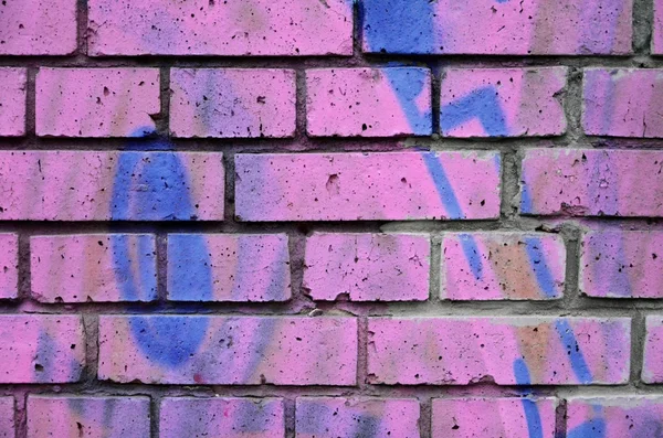 Pared vieja con graffiti colorido — Foto de Stock
