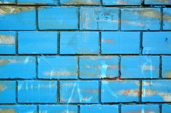 Kleurrijk geschilderde stenen muur — Stockfoto