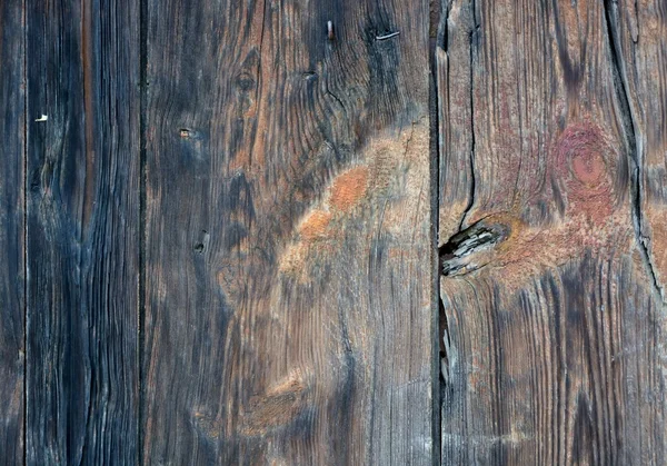 Peeling paint on grunge wooden surface — Stock Photo, Image