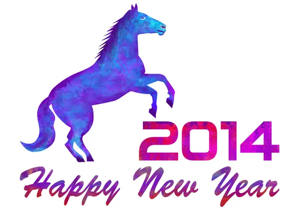 2014 year of a horse — Stock Photo, Image