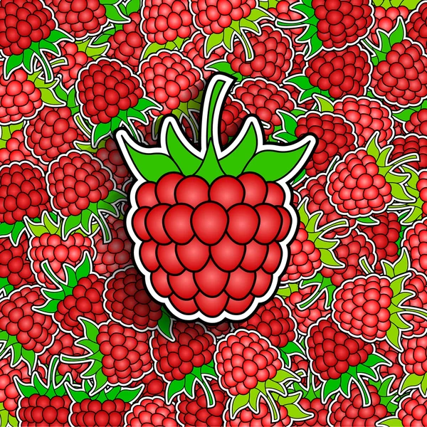 Fond framboise — Image vectorielle