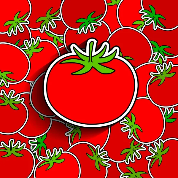 Fondo de tomate — Vector de stock