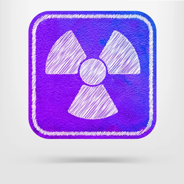 Radioactivity icon — Stock Vector