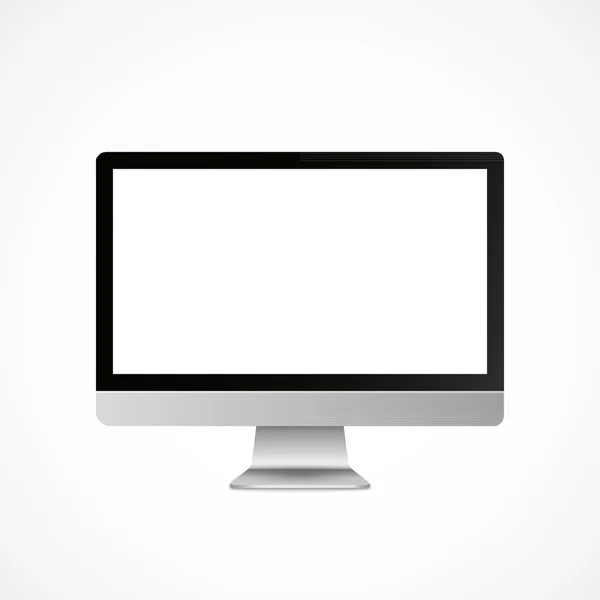 Ilustración del monitor de ordenador . — Vector de stock