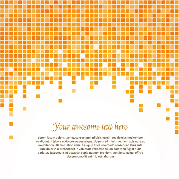 Turuncu piksel arka plan. vektör çizim.