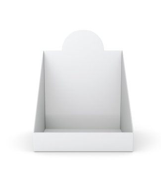 Blank empty holder or box display clipart