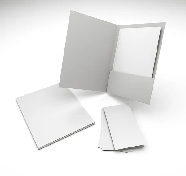 Puste foldery — Zdjęcie stockowe