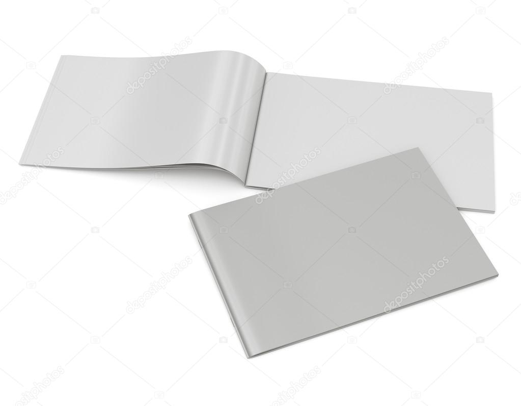 Blank catalog in A4 horizontal format