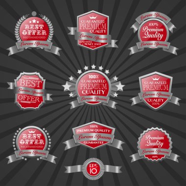 Premium Kalite etiketi kümesi