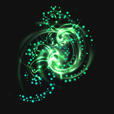 Soyut parlayan arkaplan