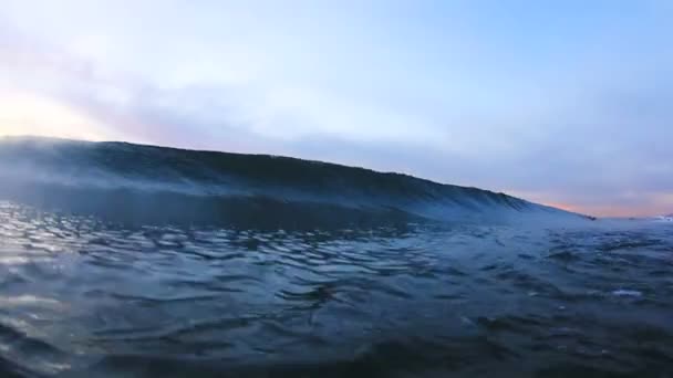 Prázdné oceánu vlnu — Stock video