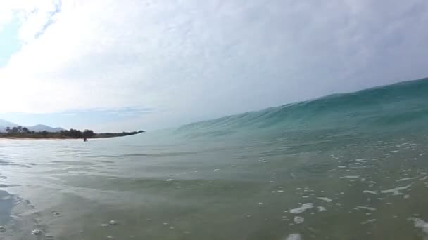 Shorebreak κύμα — Αρχείο Βίντεο