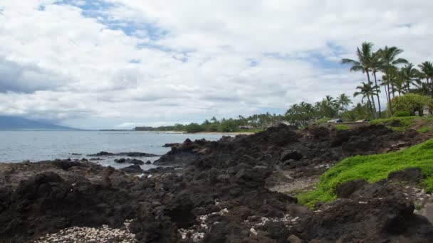 Tempo Tropical Havaí Beach Time Lapse — Vídeo de Stock