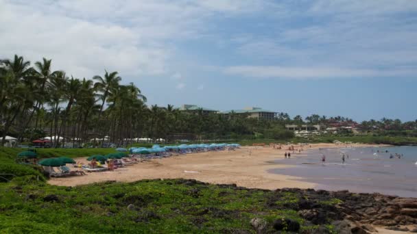 Lapso de tempo de praia Resort — Vídeo de Stock