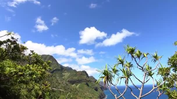 Costa de Na Pali - Kauai, Hawaii — Vídeos de Stock