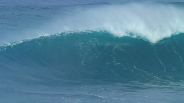 Çökmesini dalga okyanus — Stok video
