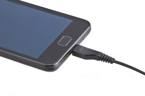 Charging of mobile phone — Stock Photo, Image