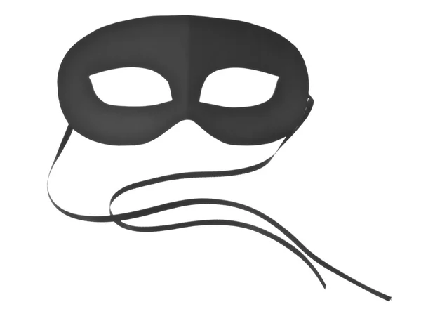 Чёрная карнавальная маска — стоковое фото