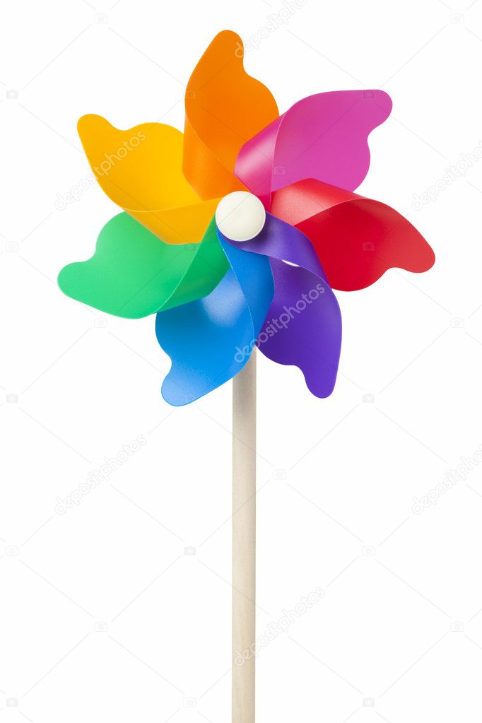 Colourful windmill