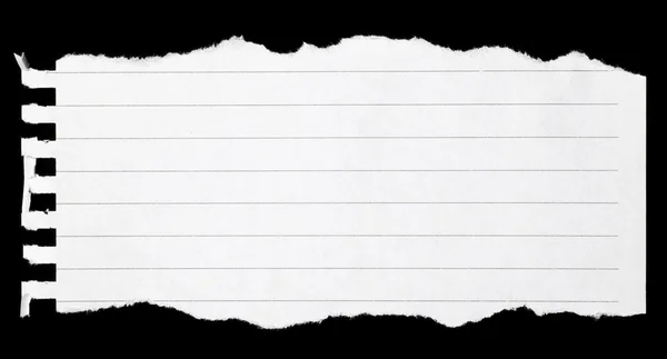 yırtık defter sayfası