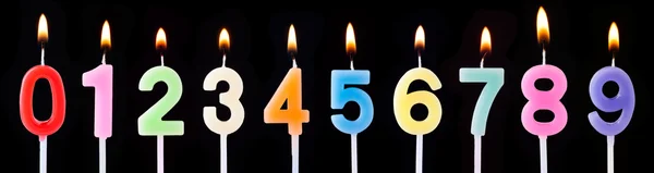 Birthday candles — Stock Photo, Image