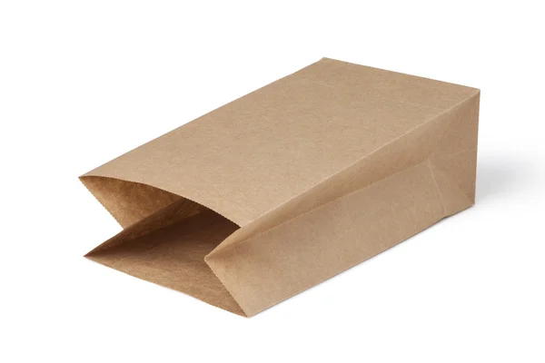 Brown lunch bag — Stock Photo, Image