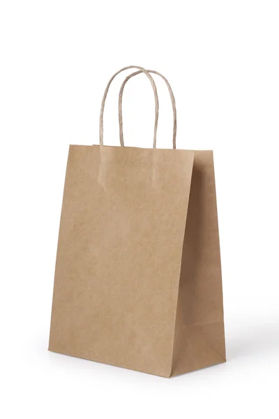 Bruine shopping bag — Stockfoto