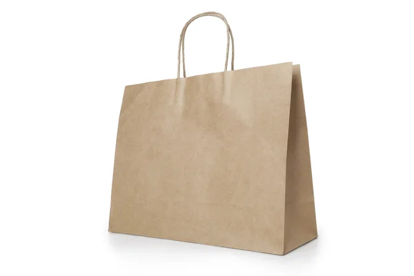 Bruine shopping bag — Stockfoto