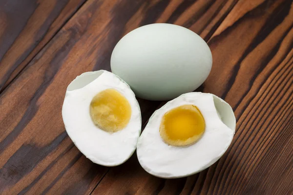 Saltade anka ägg — Stockfoto