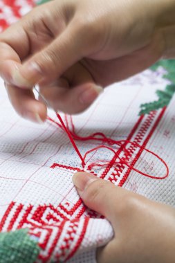 Kanaviçe işi nakış