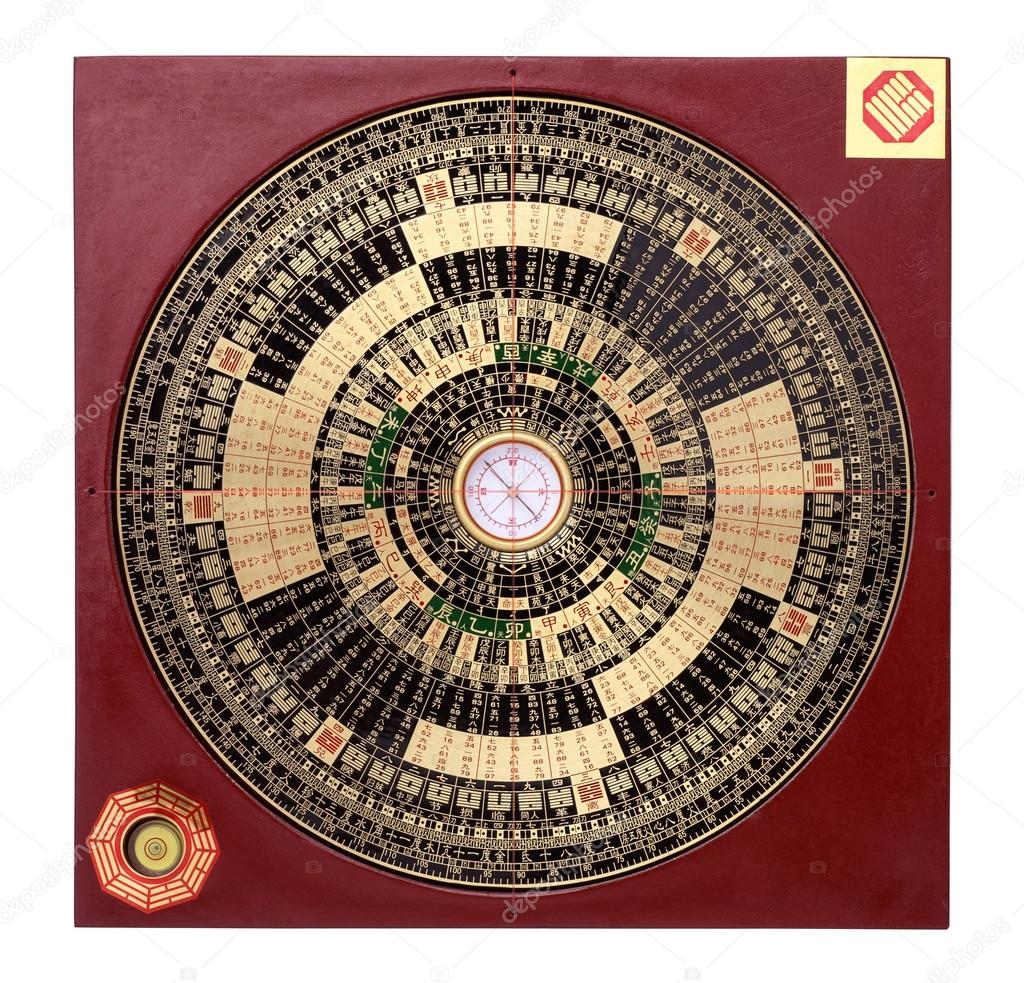 Chinese feng shui compass