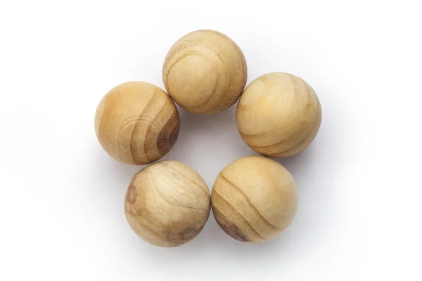 Wooden balls — Stock Photo, Image