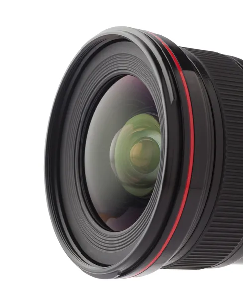 Siyah lens kamera için — Stok fotoğraf