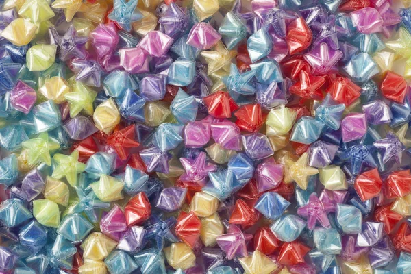 Coloridas estrellas de plástico —  Fotos de Stock