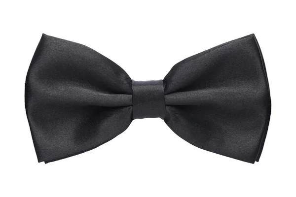 Black bow tie — Stock Photo, Image