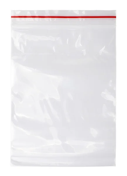 Műanyag cipzár táska — Stock Fotó