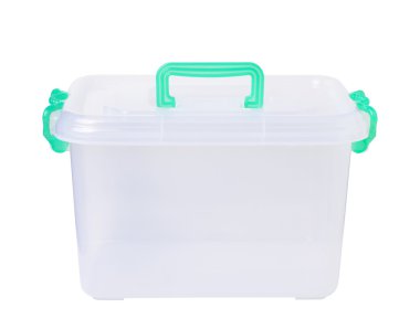 boş bir plastik kutu