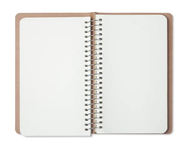 Cuaderno en blanco abierto —  Fotos de Stock