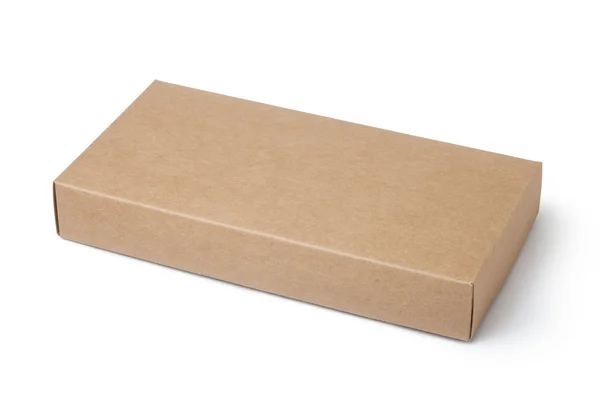 Empty kraft paper box — Stock Photo, Image