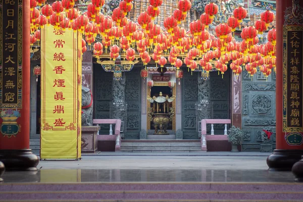 Samut Prakan Thailand January 2018 Chinese God Shrine Shrine Xian — Stock Photo, Image