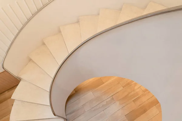 Modern Spiral Staircase Architecture Building Beautiful Design Makes Most Limited — Stock Photo, Image