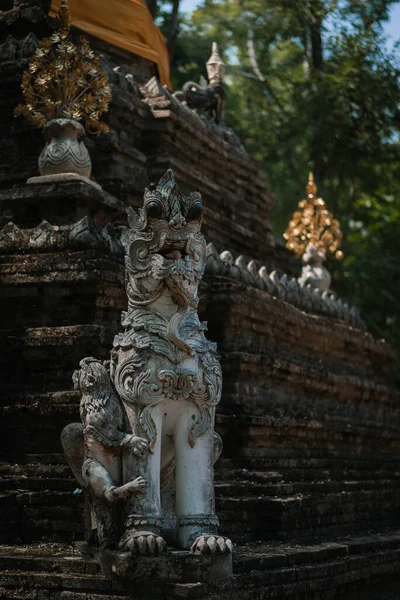 Mythological Creatures Statue Wat Palad Wat Pha Lat Temple Secret — Stockfoto