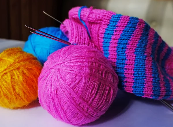 Lavorare a maglia — Foto Stock