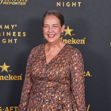 Batı Hollywood, CA USA - 10 Eylül 2022. Harriet Sansom Harris Hollywood muhabiri ve SAG-AFTRA Emmy adayları gecesine katılıyor. Fotoğraf: Michael Mattes / Michael Mattes.